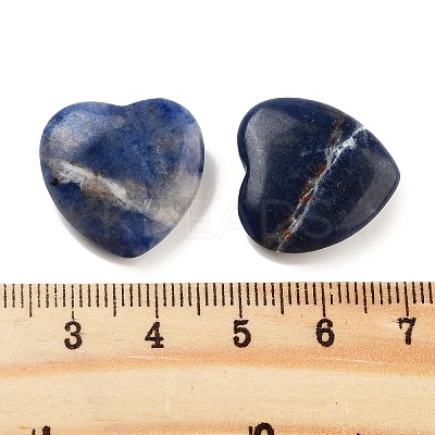 Heart Natural Sodalite Palm Stones G-C134-06A-27-1