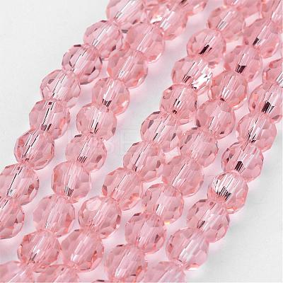 Transparent Glass Bead Strands GLAA-G013-4mm-87-1