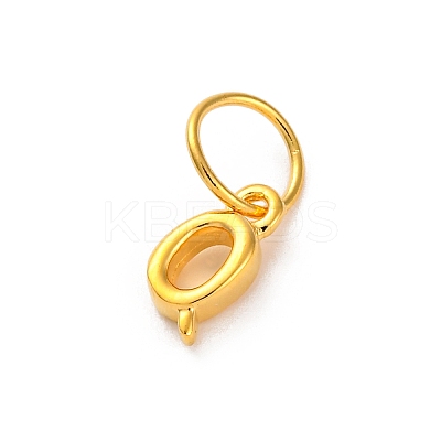 925 Sterling Silver Letter Charms with Jump Rings LS-STER-R008-01G-Q-1