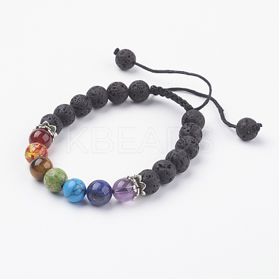 Chakra Jewelry BJEW-JB03518-01-1