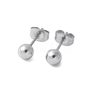 304 Stainless Steel Stud Earrings for Women EJEW-E603-06A-P-1