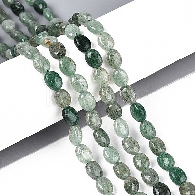Natural Green Strawberry Quartz Beads Strands G-T142-17-1