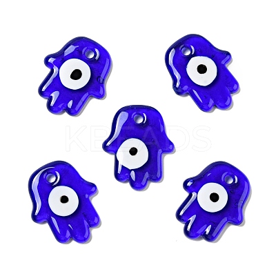 Handmade Lampwork Pendants LAMP-E027-01G-1