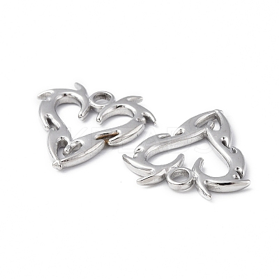 Non-Tarnish 304 Stainless Steel Pendants STAS-C066-31P-1