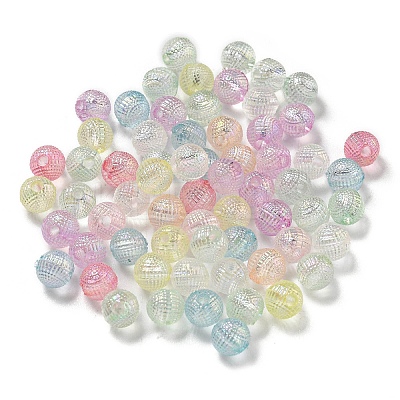 Transparent Acrylic Beads OACR-E041-03-1