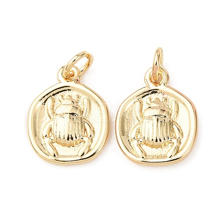 Brass Charms KK-D019-21G-1