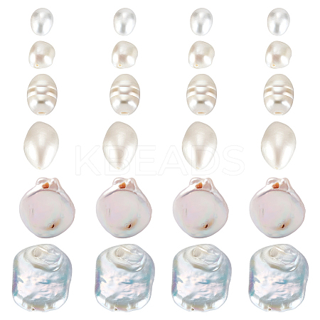 24Pcs 6 Styles Natural Pearl Beads PEAR-PH0001-29-1
