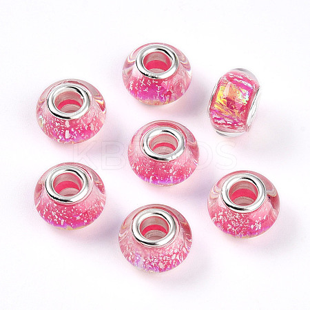 Drawbench Resin European Large Hole Beads DACR-S011-03-1