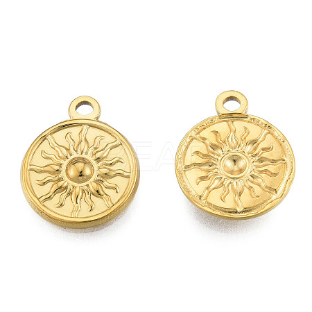 Ion Plating(IP) 201 Stainless Steel Pendants X-STAS-N098-223LG-1