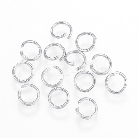 Tarnish Resistant 304 Stainless Steel Open Jump Rings A-STAS-F110-07P-1