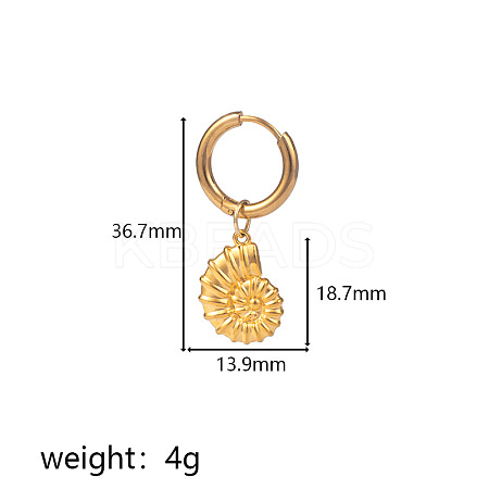 304 Stainless Steel Hoop Dangle Earrings WG37D9E-08-1