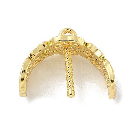 Rack Plating Brass Pendant Bails KK-G515-26G-1