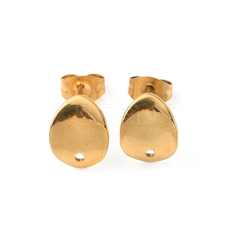 304 Stainless Steel Stud Earring Findings STAS-K254-04G-1