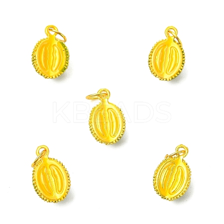 5Pcs Alloy Enamel Pendants ENAM-YW0005-98-1