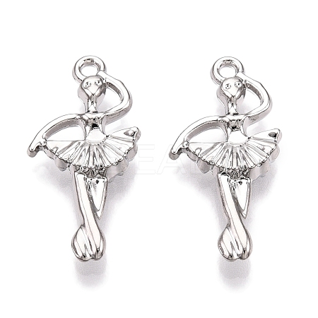 Rack Plating Alloy Pendants FIND-N005-12P-1