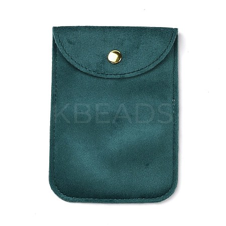 Velvet Jewelry Storage Pouches with Snap Button for Bracelets Necklaces Earrings ABAG-P013-01A-1