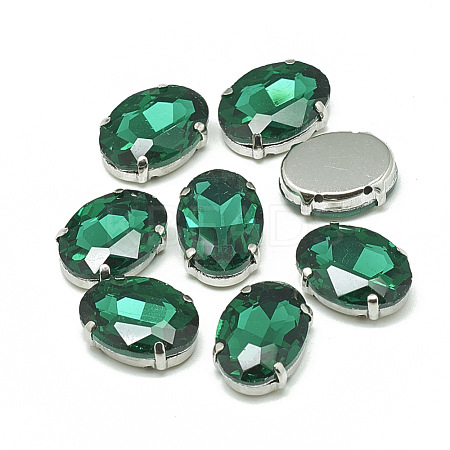 Sew on Rhinestone RGLA-T091-6x8mm-15P-1