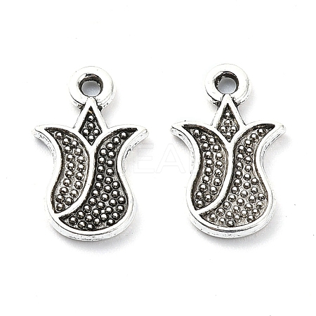 Tibetan Style Alloy Pendant TIBE-H142-16AS-1
