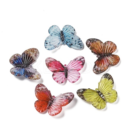 Transparent Acrylic Pendants MACR-K358-36B-1