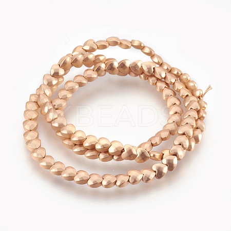 Electroplated Non-magnetic Synthetic Hematite Bead Strand G-E498-10B-01-1