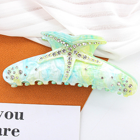 Starfish Cellulose Acetate Claw Hair Clips PW-WGD0C9F-05-1