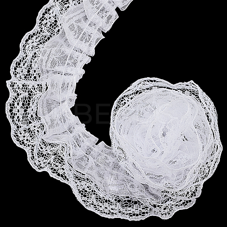 20M Polyester Pleated Lace Trim OCOR-HY0001-20C-1