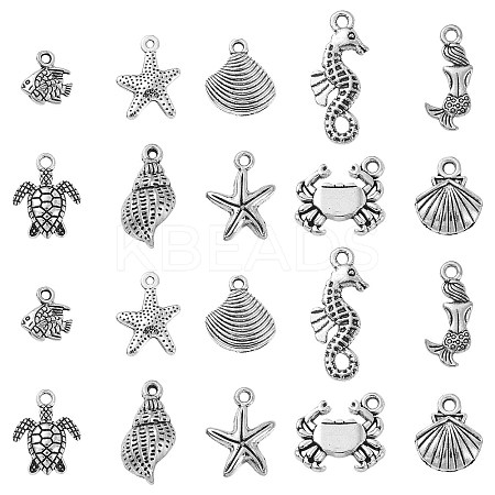 Tibetan Style Alloy Pendants TIBEP-CJ0001-10-1