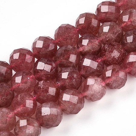 Natural Strawberry Quartz Beads Strands G-S345-10mm-21-1