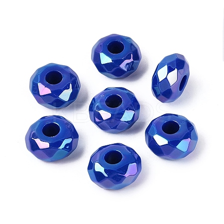 Opaque Acrylic European Beads OACR-E033-23D-1