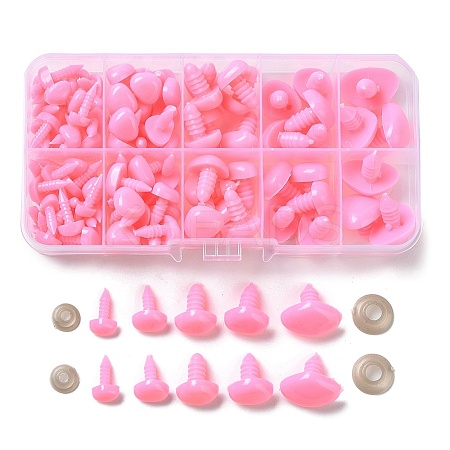 106Pcs Triangle Plastic Doll Craft Safety Noses DIY-P081-A03-1