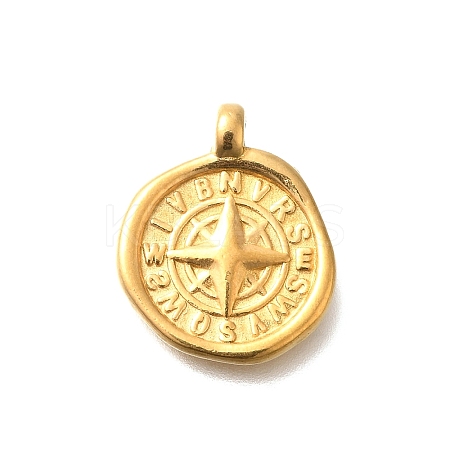 Ion Plating(IP) 304 Stainless Steel Pendants STAS-I321-77G-1