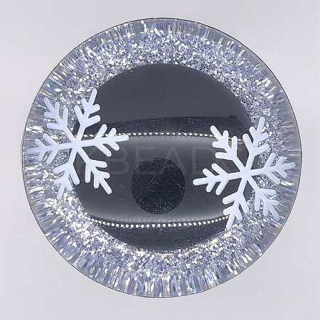 Snowflake Resin Craft Safety Eyes DIY-WH0399-97B-1