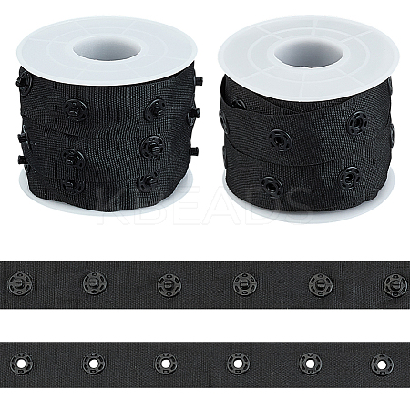 5Yards Polyester Sewing Snap Button Tape DIY-OC0014-49B-1