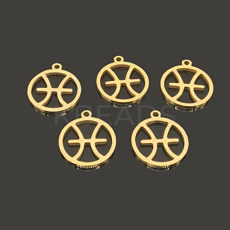 PVD Vacuum Plating 304 Stainless Steel Pendants LS-STAS-TAC0002-32K-1