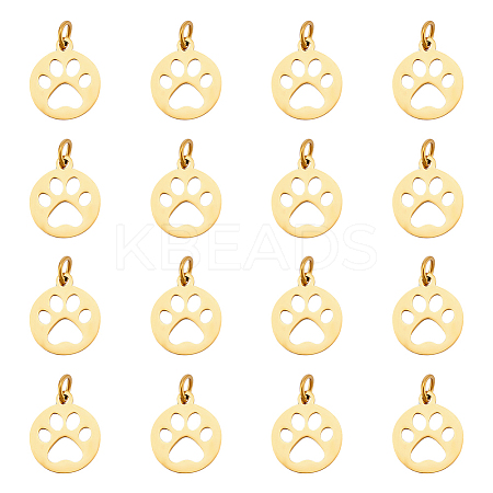 16Pcs 304 Stainless Steel Pendants STAS-UN0059-88-1