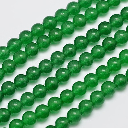 Natural & Dyed Malaysia Jade Bead Strands X-G-A146-8mm-A06-1