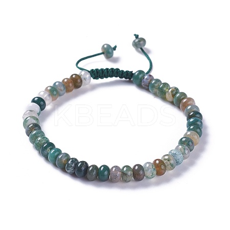 Adjustable Nylon Cord Braided Bead Bracelets BJEW-F369-B12-1