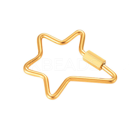 Stainless Steel Screw Clasps PW-WGDACCF-04-1