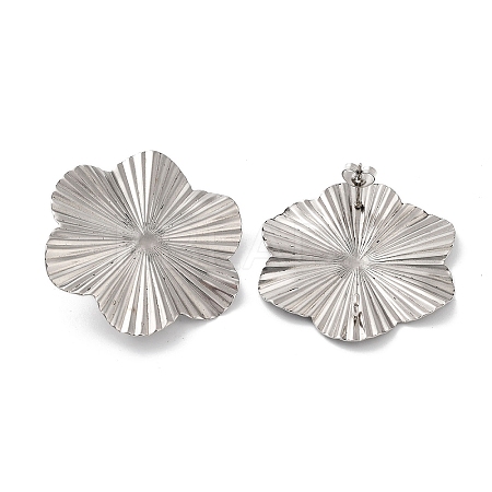Non-Tarnish 304 Stainless Steel Stud Earring Findings STAS-P357-01C-P-1