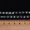 Electroplate Glass Chevron Beads Strands GLAA-Q101-02A-AB04-5