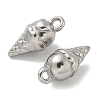 Anti-Tarnish 304 Stainless Steel Pendants STAS-Q334-04P-2