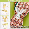 6Pcs 2 Colors Iron Napkin Rings DJEW-UN0001-02-5