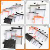5Pcs Nylon Mesh Pen Bag AJEW-SP0001-89E-5
