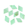 Spray Painted Natural Freshwater Shell Pendants BSHE-T014-07D-1