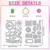 Sewing Theme Carbon Steel Cutting Dies Stencils DIY-WH0309-1824-2