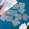 12 Sheets 12 Styles Resin Rhinestone Sticker Sets DIY-TA0004-68-5
