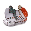Christmas Claw Plastic Claw Hair Clips LS-PHAR-K006-01C-3