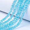 Electroplate Glass Beads Strands LS-EGLA-A034-T8mm-B14-1