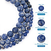 3 Strands 3 Style Natural Blue Spot Jasper Beads Strands G-YS0001-03-3