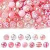 100Pcs Transparent & Opaque Acrylic Beads SACR-CJ0001-85-1